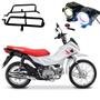 Imagem de Kit Protetor de Carenagem + U7 Angel Eye Honda POP 110i 2016 2017 2018 2019 2020 2021 2022 2023