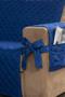 Imagem de Kit Protetor Manta De Sofá 2 E 3 Lugares Com Laço Azul Royal