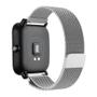 Imagem de Kit Pulseira Compatível com Amazfit Bip De Metal / Aço - Magnética + Case