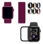 Imagem de Kit Pulseira Nylon+ Película Compatível Com Apple Watch  1,2,3,4,5,6,7,8