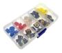 Imagem de Kit push button com capas coloridas - 50 peças