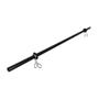 Imagem de Kit Puxador Triângulo + Puxador Curvo Curto Com Giro 50 cm + Barra Body Pump 120cm Acompanham Presilhas Para Academia Musculação Treino Funcional