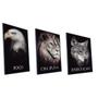Imagem de Kit Quadro Arquétipos Canvas Com Vidro