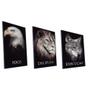 Imagem de Kit Quadro Arquétipos Canvas Com Vidro