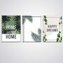 Imagem de Kit Quadro Home Sweet Home E Happy Dreams Placas Decorativas