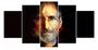 Imagem de Kit Quadros Decoração 5 pçs Steve Jobs"
