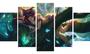 Imagem de Kit Quadros Decoração Ahri Elderwood Skin Lol Game Oferta Especial"