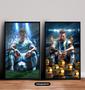 Imagem de Kit Quadros Decorativos Messi e Cristiano Ronaldo Modelo 1