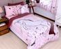 Imagem de Kit Quarto Edredom Cortina Infantil 4 Pç Quarto Menina 200 Fios Coleção Encantada