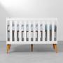 Imagem de Kit Quarto Infantil Theo - Berço + Guarda-Roupa + Cômoda - Branco