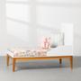 Imagem de Kit Quarto Infantil Theo com Pés Square - Berço + Cômoda 3 Gavetas + Guarda-Roupa - Branco Fosco