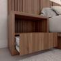 Imagem de Kit Quarto MDF Sob Medida Queen Com Cabeceira 3,0m e 2 Mesas