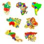 Imagem de Kit Quebra-cabeça Mapas