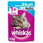 Imagem de Kit Ração Úmida Whiskas Sachê Atum ao Molho para Gatos Adultos - 20 Unidades