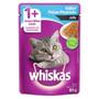 Imagem de Kit Ração Úmida Whiskas Sachê Peixe Jelly para Gatos Adultos - 20 Unidades