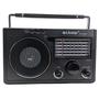 Imagem de Kit Radio Am Fm Portatil Recarregavel Potente Bluetooth Mp3