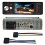 Imagem de Kit Rádio C/ Tela + Câmera de Ré 1 Din Ford Fiesta 1997 1998 2007 2008 2009 2010 Bluetooth USB Atende Sincroniza Ligação Celular