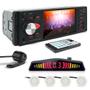 Imagem de Kit Rádio C/ Tela + Câmera Ré + Sensor Ré Branco Pérola Volkswagen UP 2014 2015 USB Bluetooth