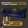 Imagem de Kit Rádio Mp3 Som Automotivo + Par Alto Falante Quadriaxial 5 Pol 160w e 6x9 Pol 260w