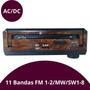 Imagem de Kit Rádio Portátil Vintage Retro Fm Bluetooth Fone Ouvido