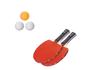 Imagem de Kit Raquete De Ping Pong Com 2 Raquetes 3 Bolas E Rede