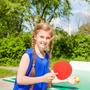 Imagem de Kit Raquete De Ping Pong Tênis De Mesa Infantil Presente Com 3 Bolinhas Plástico