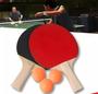 Imagem de Kit Raquete ping pong com 3 bolinhas alta qualidade