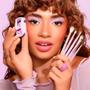 Imagem de Kit Real Techniques Pastel Pop Frosted Lids Eye 6 Pincéis + Mini Curvador
