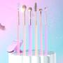 Imagem de Kit Real Techniques Pastel Pop Frosted Lids Eye 6 Pincéis + Mini Curvador