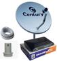 Imagem de Kit Receptor Century Midia Box B7 Hd Digital + Antena Completa & Lnb