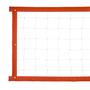 Imagem de Kit rede de vôlei especial 7 metros laranja + bola