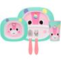 Imagem de Kit refeica infantil 4 pecas zoo unicornio - buba