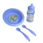 Imagem de Kit Refeição Com Copo 270 ML Duke Petita - Azul