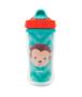 Imagem de Kit Refeição Infantil 2 Peças Copo Parade Dupla 320ml e Pratinho Animal Fun Macaco Buba