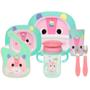 Imagem de Kit refeicao infantil 6 pecas zoo unicornio - buba