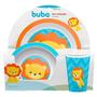 Imagem de Kit Refeição Infantil Animal Fun 3 peças - Leão - Buba