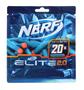 Imagem de Kit Refil 20 Dardos Elite Nerf 2.0 Hasbro