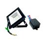 Imagem de Kit Refletor 50w Led Ip66 Smd 6000k Branco Frio Bivolt + Rele Fotocelula