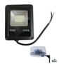 Imagem de Kit Refletor LED 20w Holofote e Sensor Dia e Noite Externo