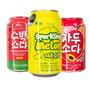 Imagem de Kit Refrigerante Coreano Sabores Melância Melão Ameixa Nutrition & Taste 350ml - 3 Sabores