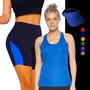 Imagem de KIT REGATA DRY + SHORT Leg Legging REDINHA Suplex + Viseira Dry Conjunto Fitness 1005