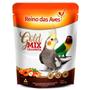 Imagem de Kit Reino das Aves - Mistura de Sementes Gold Mix 500g + Extra Gold Calopsita Frutas 400g
