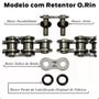 Imagem de Kit Relação Coroa Pinhao Corrente C/ Oring Nakata Honda NXR 150 BROS 2005 2006 2007 2008