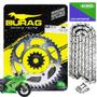 Imagem de Kit Relação Ninja 250R 2009 A 2012 Com Retentor Durag + Kmc