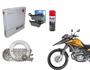 Imagem de Kit Relação Scud + Pastilha Freio Traseira Cobreq + Spray Lub Mobil Xre 300 Tração Corrente Coroa Pinhão Aço 1045 Reforçada H