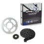 Imagem de Kit Relação Titan Cg Fan125 14/18 Aço 1045 Riffel + Retentor