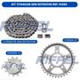 Imagem de Kit Relação Titanium Tração Transmissão Projeção Carburada Injetada Reforçada Honda CB 300R 2009-2015