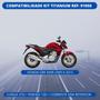 Imagem de Kit Relação Titanium Tração Transmissão Projeção Carburada Injetada Reforçada Honda CB 300R 2009-2015