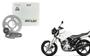 Imagem de Kit Relação Tração Corrente Coroa Pinhão Scud Ybr 125 Factor 125 Ano 2000 Até 2014 Aço 1045 Reforçada H