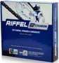 Imagem de Kit Relação Tração Transmissão Riffel Yamaha YBR 125i Factor 125 2017 2022 Aço 1045 Titanium Original Riffel